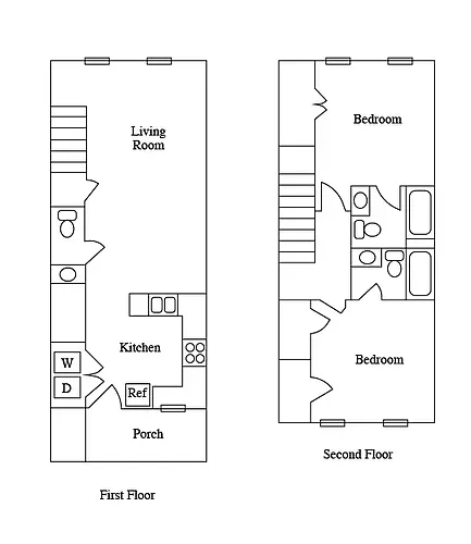 Floor plan 2 Bed