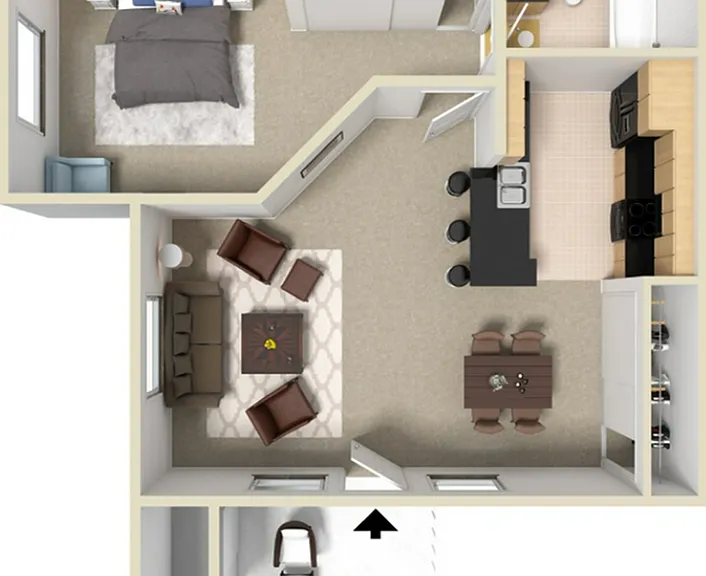 1 Bedroom 1 Bathroom 1 Bedroom 1 Bathroom