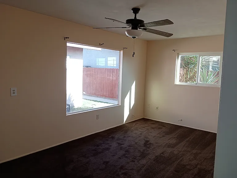 Living room front window.
