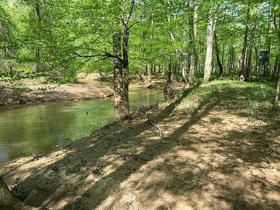 Beautiful Ray's Creek forms the southern border along the western half of the property, flowing into Hatchie River which is the southern border for the eastern half.  