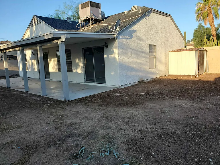 Back Yard, Shed, and Porch