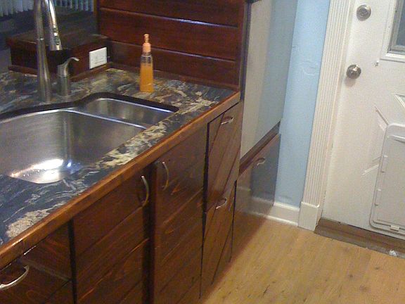 Raised dishwasher