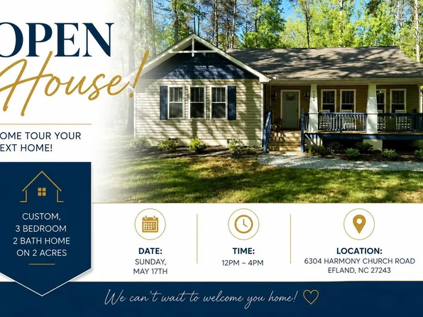 6304 Harmony Church Rd, Efland, NC 27243