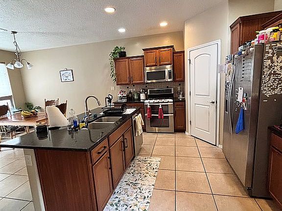 Open concept kitchen/living 