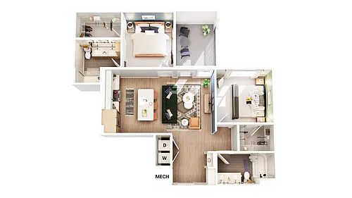 Floor plan B3