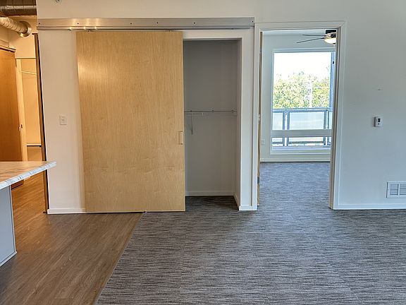 Living room storage view