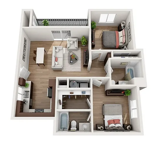 Floor plan Oak