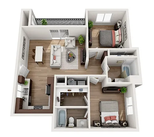 Floor plan Oak