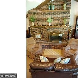 Fire place in family room