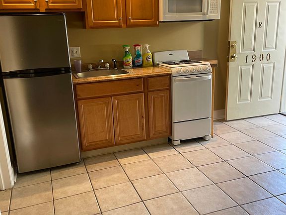 Kitchen adjacent to front door