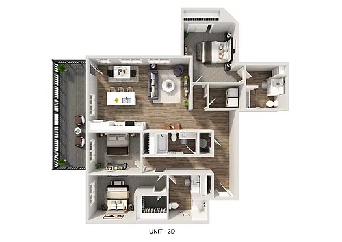 Floor plan The Foundry Grand Terrace
