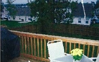Deck / Fenced in Back Yard