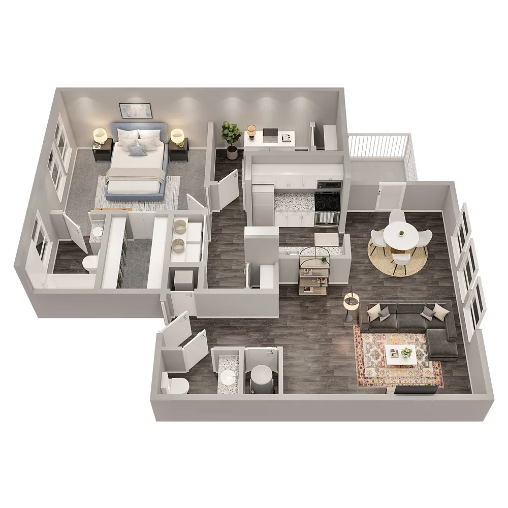 Floor plan A6- Den