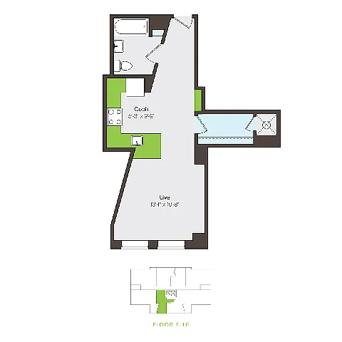 Floor plan brw0b03