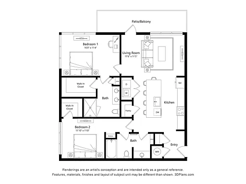 Floor plan B3