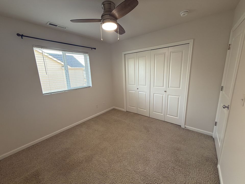 Bedroom with double closet