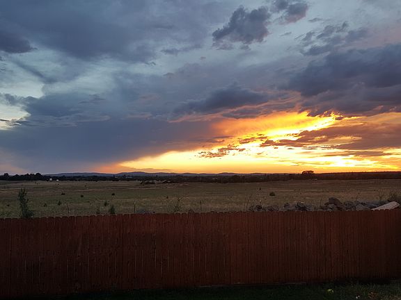 sunset off the back deck 