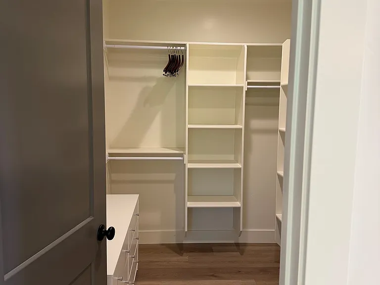 Large master bedroom walk-in closet