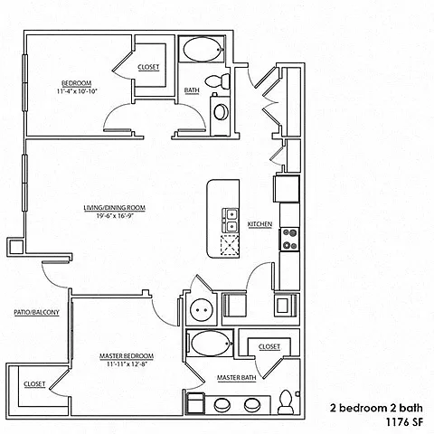 Floor plan 2F - 2H