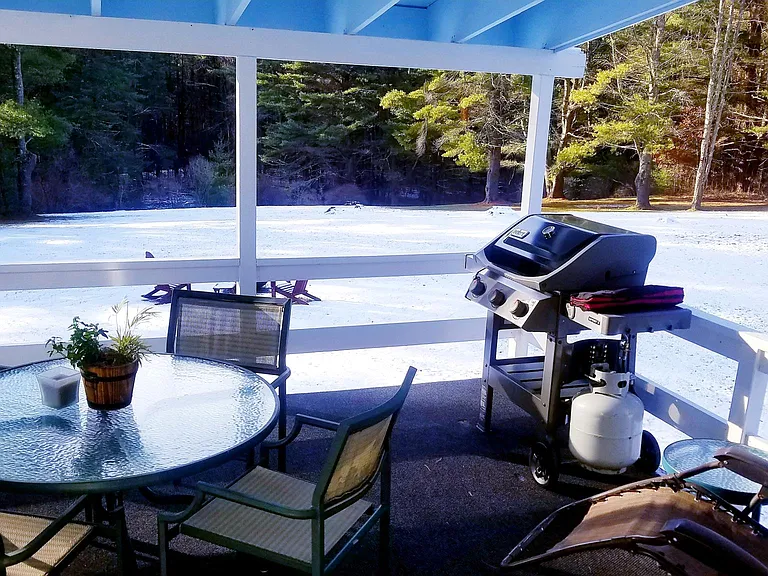 Deck / Gas Grill in Winter