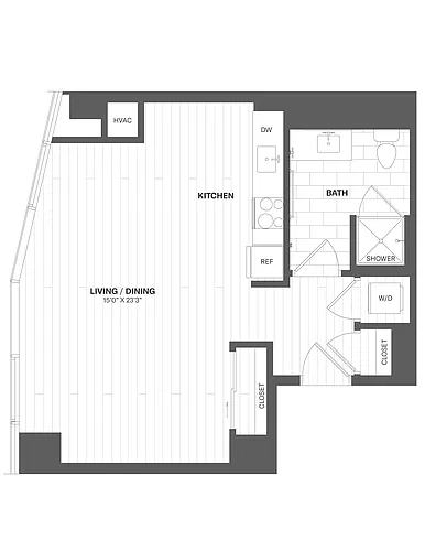 Floor plan Studio-X13