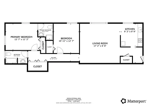Floor plan 2/1