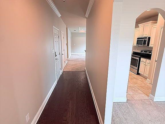 Entryway through the front 