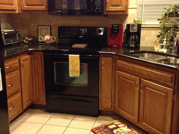 Kitchen with granite