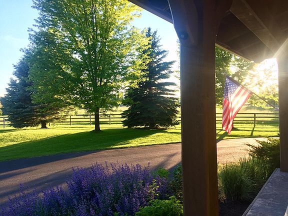 Summer afternoon looking towards town from the front porch.