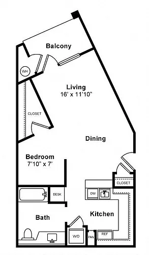 Floor plan Studio