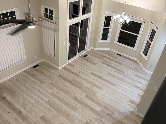 family room / eating area from above