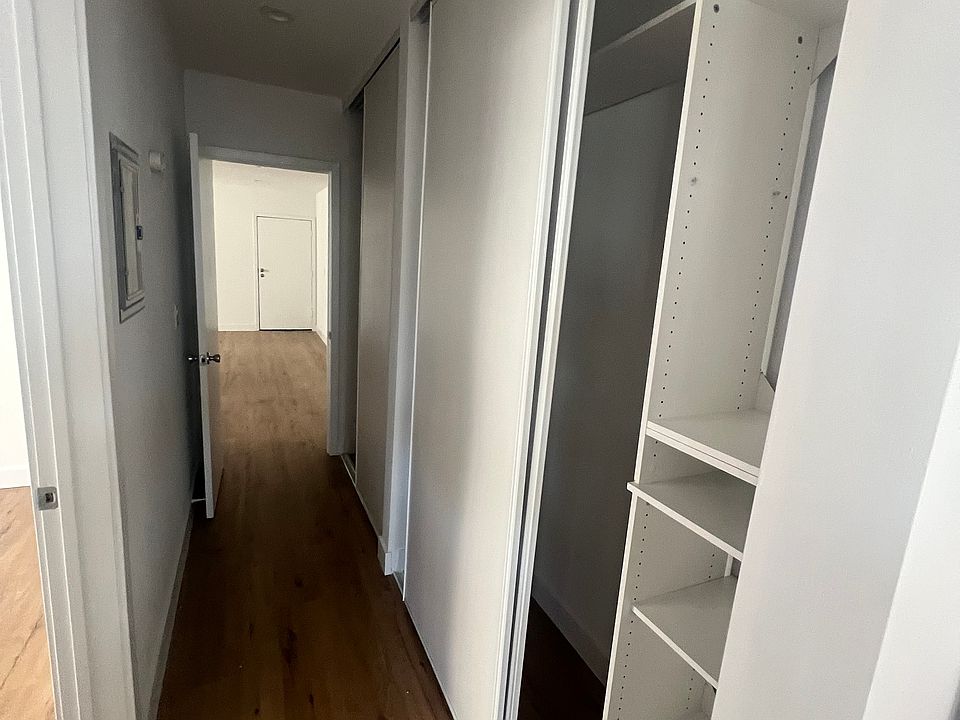 Brand new hardwood floors, brand new closets, and plenty of storage and closet space