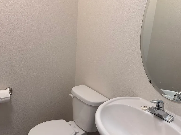 First floor half bath.