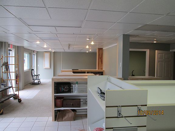 newly remodled reception area