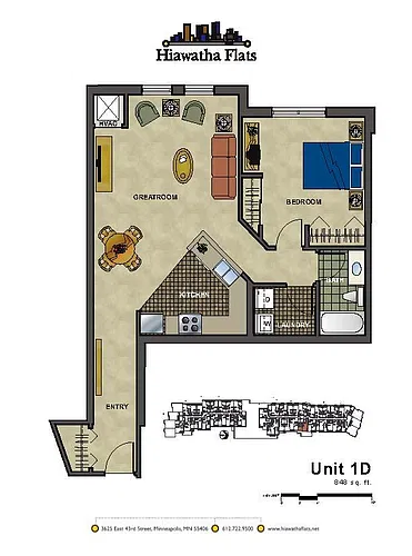 Floor plan 1D