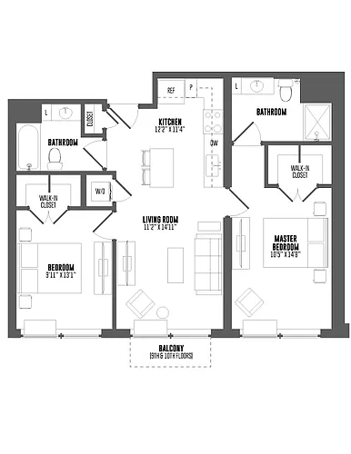 Floor plan B3H1