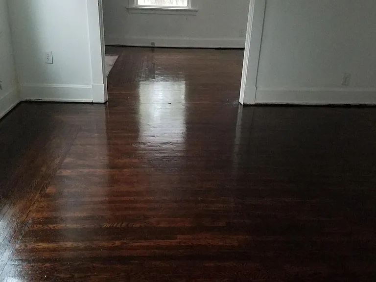 Walk way from dining room to living room