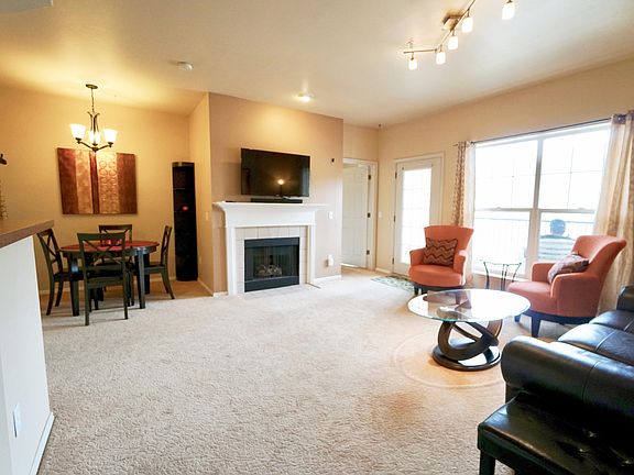 Includes gas fireplace