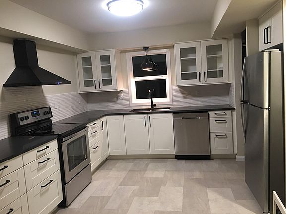 Kitchen at night time