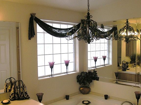 Inviting Master Bath with Corner Soaking Tub