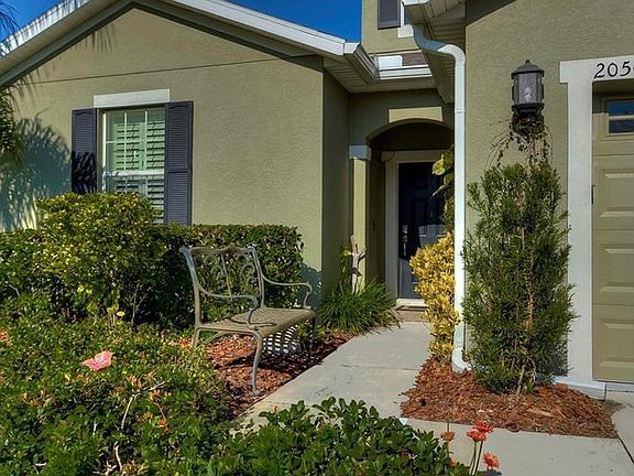 Welcoming front walkway
