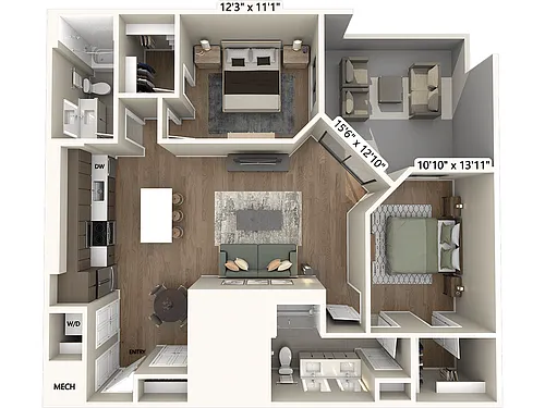 Floor plan B06-Scheme3