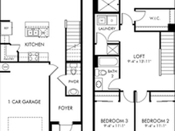 Pompano Plan, Meritage Homes at Central Park