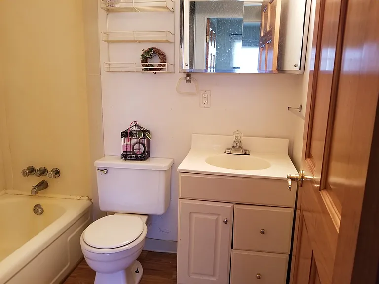 Full bath with tub and shower