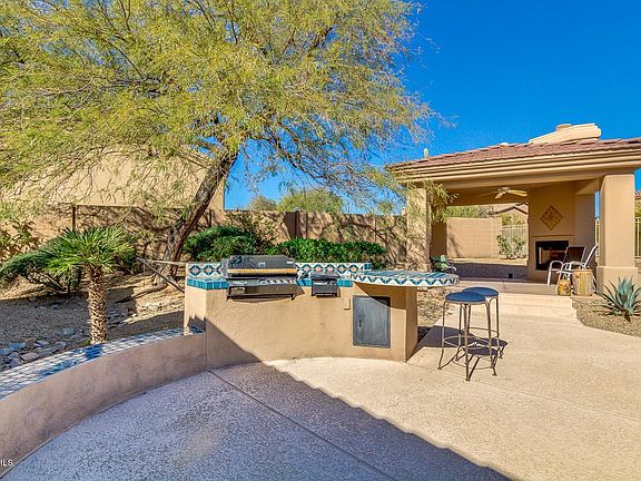 Built-In BBQ with Seating