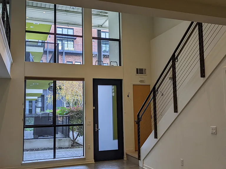 Floor to ceiling windows