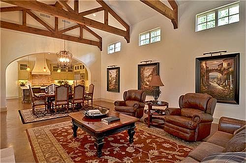 The great room offers the open floor plan and flowing style of today's modern homes.