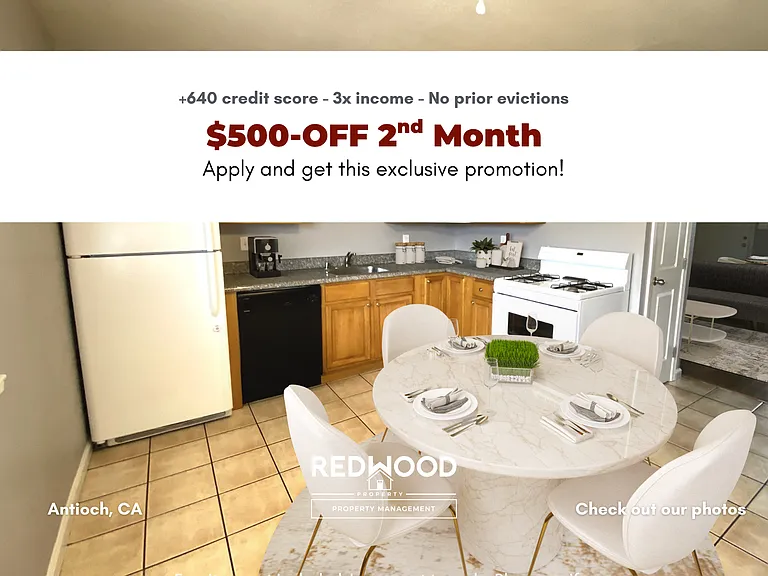 Available Spacious Apartments at H Street, Antioch, CA — Photo 4