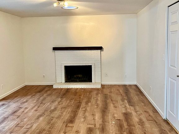 Family room with fresh paint and new floor