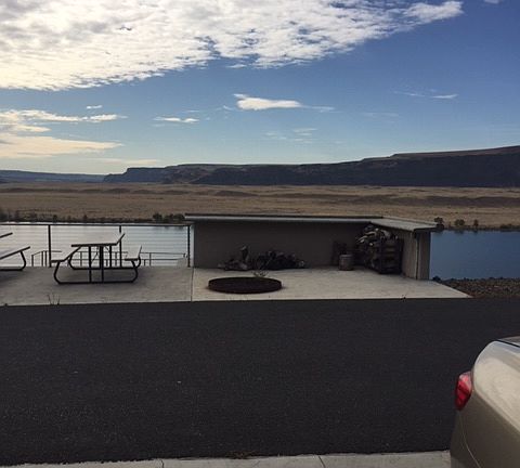 The view front of the house
